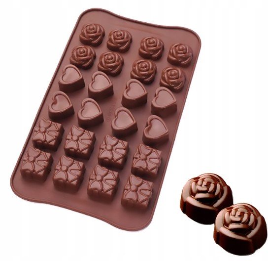 Forma silikonowa na czekoladki, galaretki do lodu BRUNBESTE