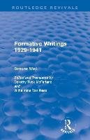 Formative Writings (Routledge Revivals) Weil Simone