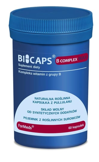 Formeds Bicaps B-Complex Max - Suplement diety, 60 kapsułek Formeds