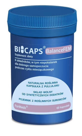 ForMeds BICAPS BalanceFEM Suplement diety, 60 kaps. wegańskich Formeds
