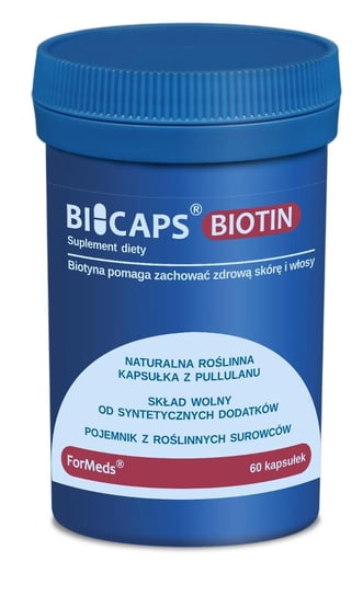 Formeds, Bicaps Biotin, Suplement diety, 60 kapsułek Formeds