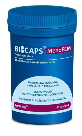 ForMeds Bicaps MenoFEM Suplement diety, 60 kaps. wegańskich Formeds