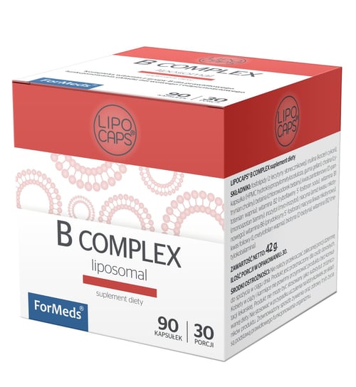 Formeds Lipocaps B Complex - Suplement diety, 90 kapsułek Formeds