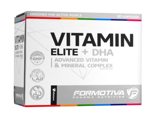 Formotiva, Booster treningowy, Vitamin Elite + DHA, 90 kapsułek Formotiva