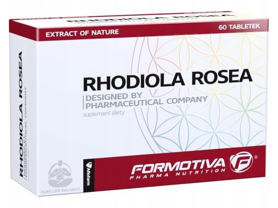 Formotiva, Suplement diety, Rhodiola Rosea, 60 tabletek Formotiva