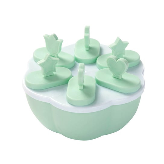 Formy do lodów gospodarstwa domowego Popsicle lody na patyku mrożone pudełko na kostki lodu-okrągły zielony OEM