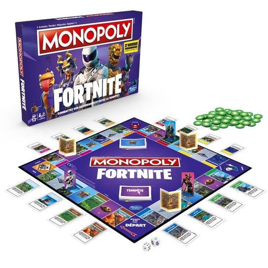 fortnite monopoly j.francuski gra planszowa Monopoly