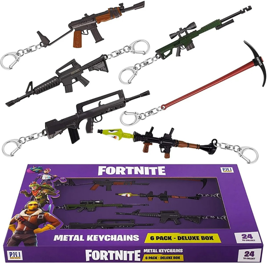 Fortnite Zestaw Breloków Broń 6Pak 11,5Cm - Inna marka | Sklep EMPIK.COM