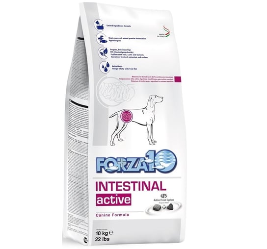 Forza10 Intestinal Active, Karma sucha dla psa, 10 kg Forza10
