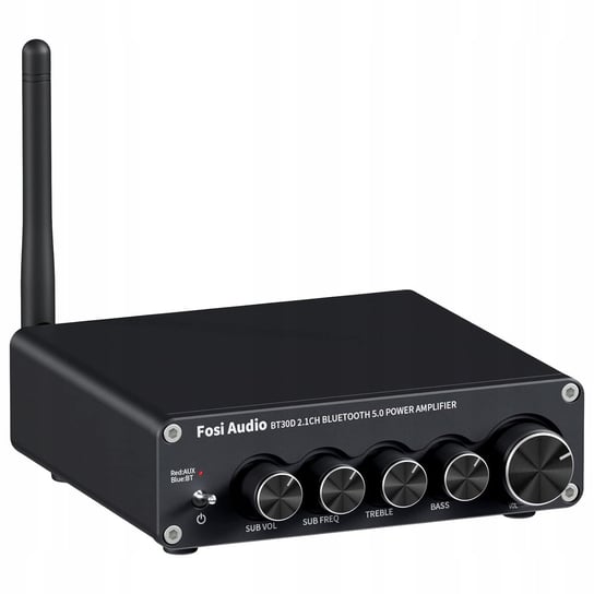 Fosi Bt30D Audio Wzmacniacz Stereo Audio 2-Kanałowy Bluetooth 5.0 Czarny Inny producent