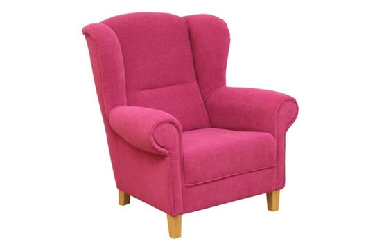 Fotel Ann, różowy, 90x90x98 cm QUBUSS