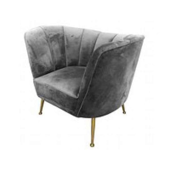 Fotel Aveiro Grey Velvet Artehome