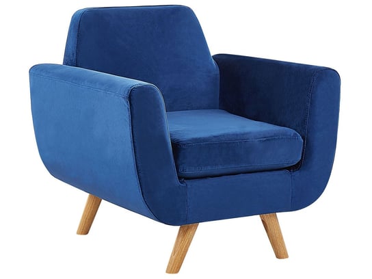 Fotel BELIANI BERNES, niebieski, 80x80x77 cm Beliani