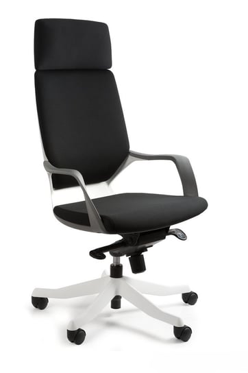 Fotel biurowy, Apollo, biały, czarny Unique