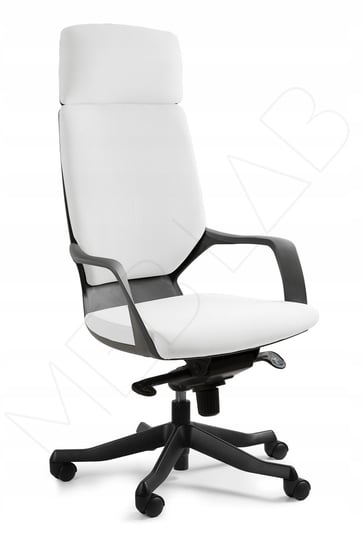 Fotel biurowy apollo czarny / jasno szary design Unique