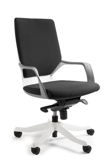 Fotel biurowy, Apollo - M, biały, czarny Unique