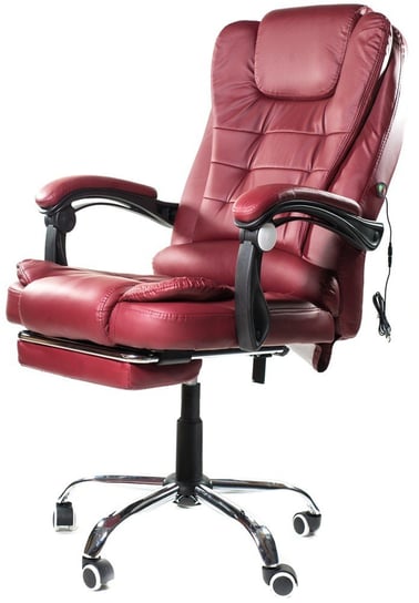 Fotel biurowy ARTNICO Elgo P/M, czerwono-czarny, 127x50x50 cm ARTNICO