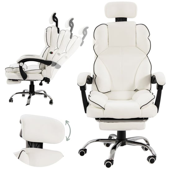 Fotel biurowy Artnico Seli 3.0 biały ARTNICO