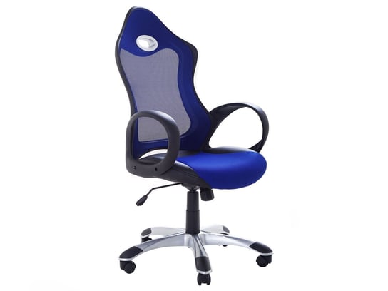 Fotel biurowy BELIANI iChair, niebieski, 109x67x67 cm Beliani