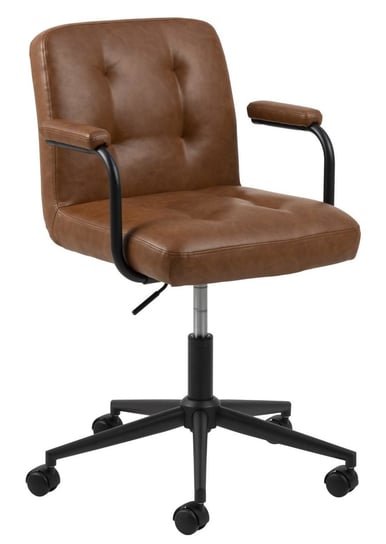 Fotel biurowy Cosmo Arm Vintage brązowy Actona