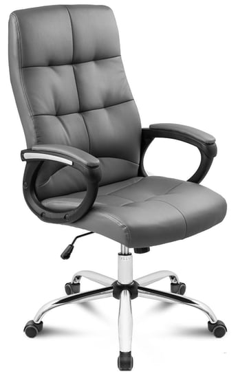 Fotel biurowy di volio Manager, szaro-srebrny, 121x62,5x71 cm di volio