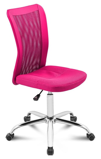 Fotel biurowy di volio Urban, różowo-srebrny, 103,3x44x50 cm di volio