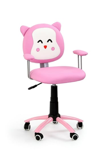 Fotel biurowy dla dziecka Lili różowy Intesi