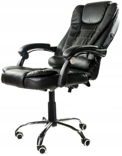 Fotel biurowy ELGO, czarny, 127x51x52 cm ELGO
