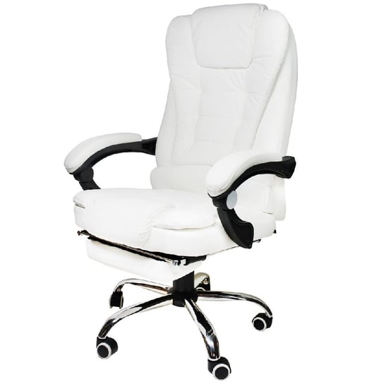 Fotel biurowy ELGO P, biały, 127x51x52 cm ELGO