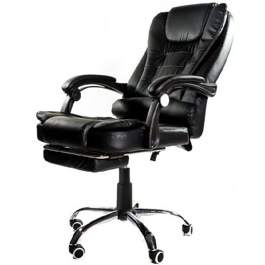 Fotel biurowy ELGO P, czarny, 127x51x52 cm ELGO