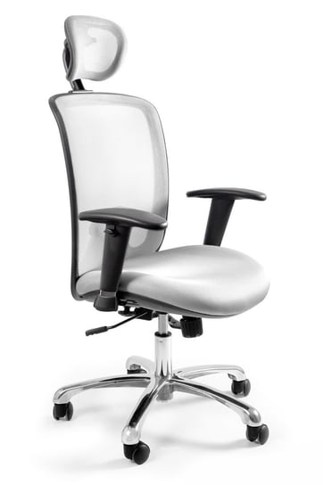 Fotel biurowy, ergonomiczny, Expander, biały Unique