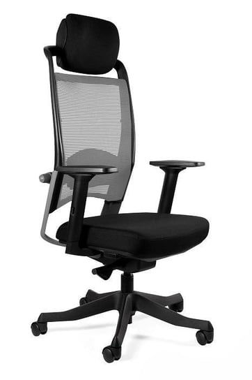 Fotel biurowy, ergonomiczny, Fulkrum, szary Unique