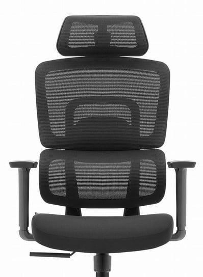 Fotel biurowy ergonomiczny obrotowy Hell's Chair HC- 1051 CZARNY TKANINA Hells
