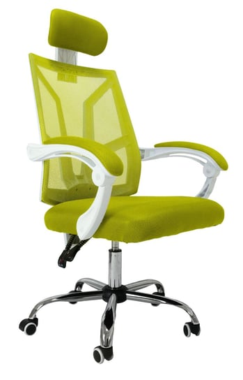 Fotel biurowy, ergonomiczny, obrotowy, scorpio, zielony Topeshop