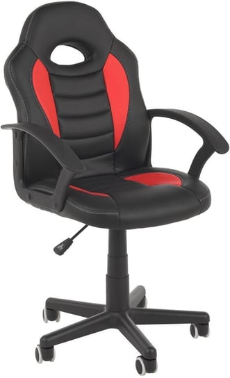 Fotel biurowy FUNFIT HOME&OFFICE GT SPORT, czarno-czerwony, 54x43x43 cm FUNFIT