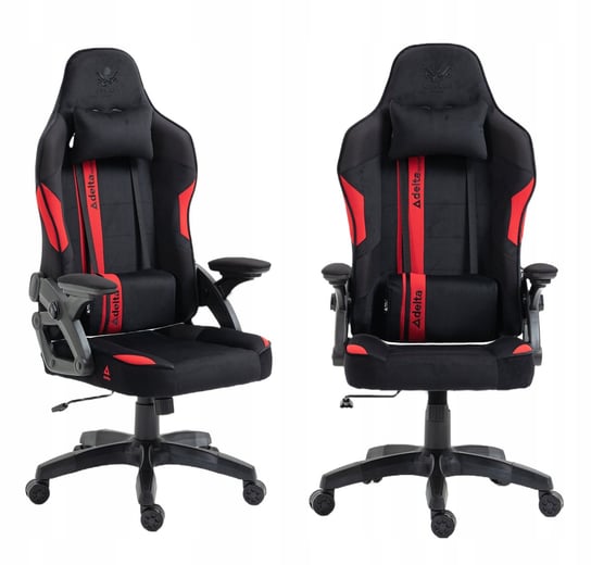 Fotel Biurowy Gamingowy Krzesło Obrotowe Krzesło Jupiter Czerwony Kraken Chairs