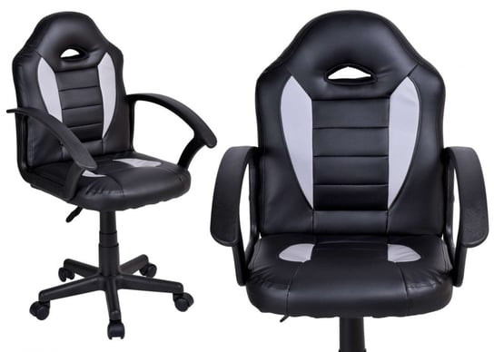Fotel biurowy gamingowy ROCKET czarno-szary GMM