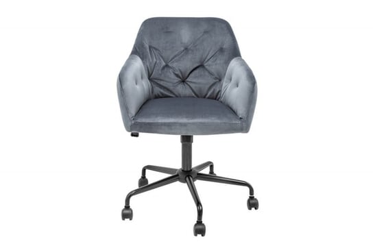 Fotel biurowy INTERIOR Dutch Z39350, srebrny, 90x60x63 cm INTERIOR