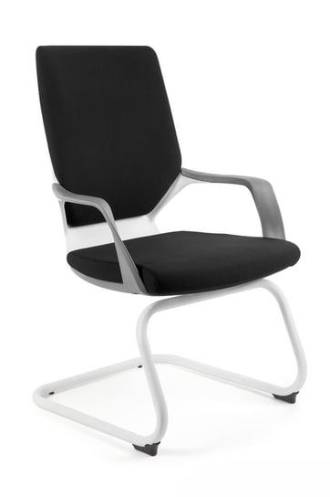 Fotel biurowy, krzesło, Apollo Skid , czarny, biały Unique