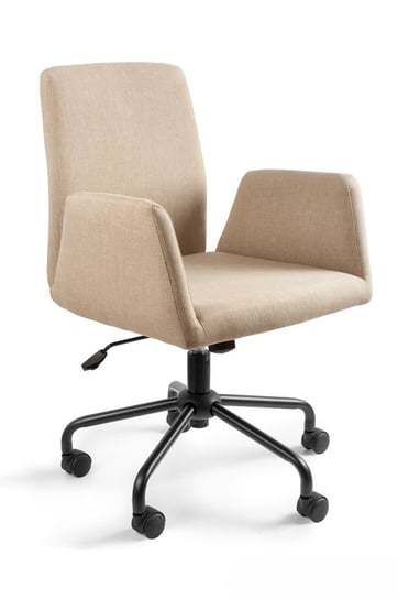 Fotel biurowy, krzesło, Bravo , beżowy Unique
