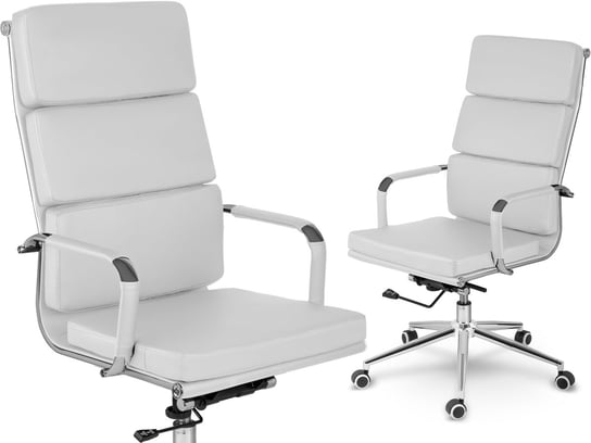 Fotel biurowy obrotowy krzesło biurowe ekoskóra Sofotel Ryokan biały SOFOTEL