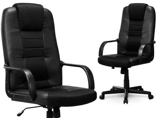 Fotel biurowy obrotowy krzesło biurowe mikosiatka Sofotel 518B, czarny SOFOTEL