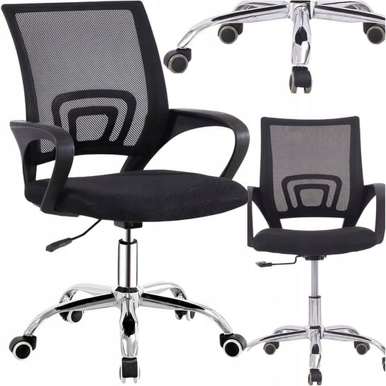 Fotel Biurowy Obrotowy Krzesło Biurowe Mikrosiatka Inna marka