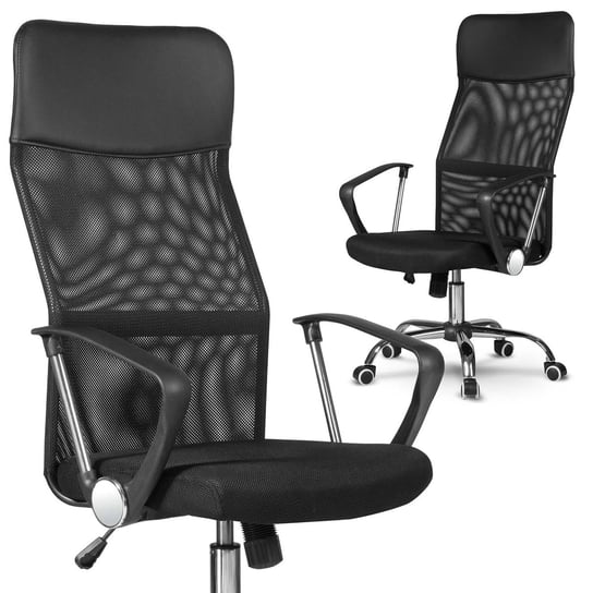 Fotel biurowy obrotowy, krzesło biurowe, mikrosiatki, Sofotel Sydney, czarny SOFOTEL