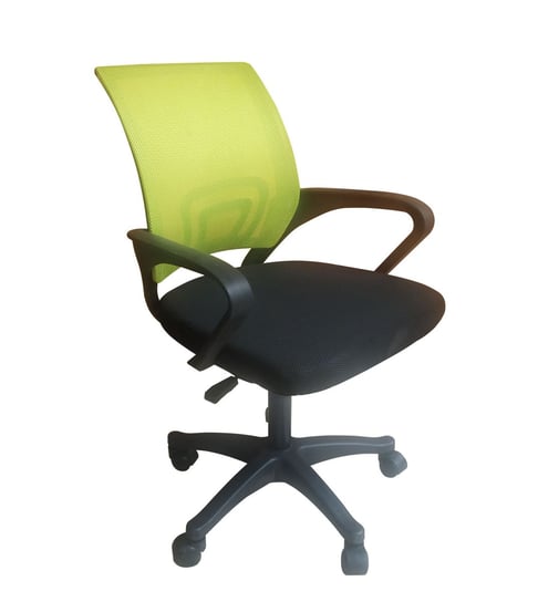 Fotel biurowy, obrotowy, krzesło, moris, zielony Topeshop
