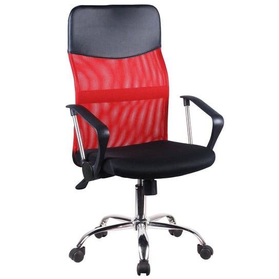 Fotel biurowy OCF-7 materiałowy - Czerwony FABRYKA MEBLI AKORD