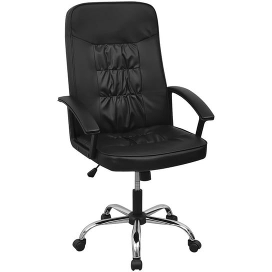 Fotel biurowy PERVOI, czarny, 67x70x121,5 cm vidaXL