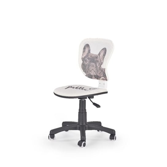 Fotel biurowy STYLE FURNITURE Flit, biało-czarny, 53x52x95 cm Style Furniture