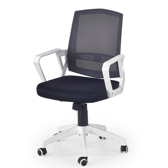 Fotel biurowy STYLE FURNITURE Scot, czarno-biały, 55x57x104 cm Style Furniture