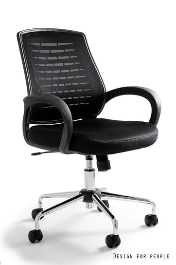 Fotel biurowy UNIQUE Award, czarny, 103x48x59 cm Unique